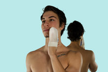 Load image into Gallery viewer, MATILDE Two Exfoliating Silk Gloves: Body + Face DOUBLE BUNDLE
