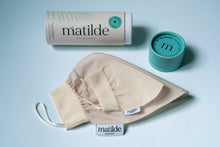 Load image into Gallery viewer, MATILDE Two Exfoliating Silk Gloves: Body+Face
